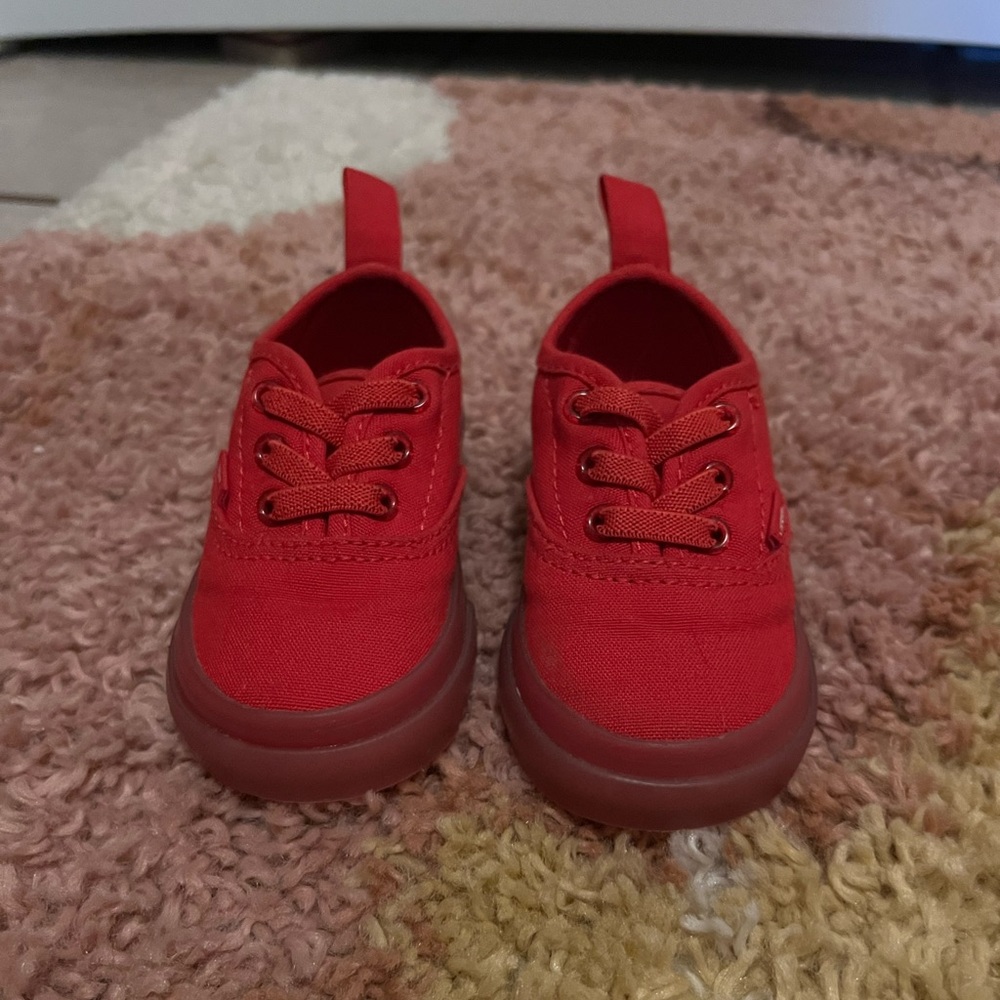 Red Toddler Vans Sneakers